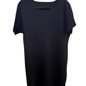 Pendleton Black Merino Wool Sweater Dress